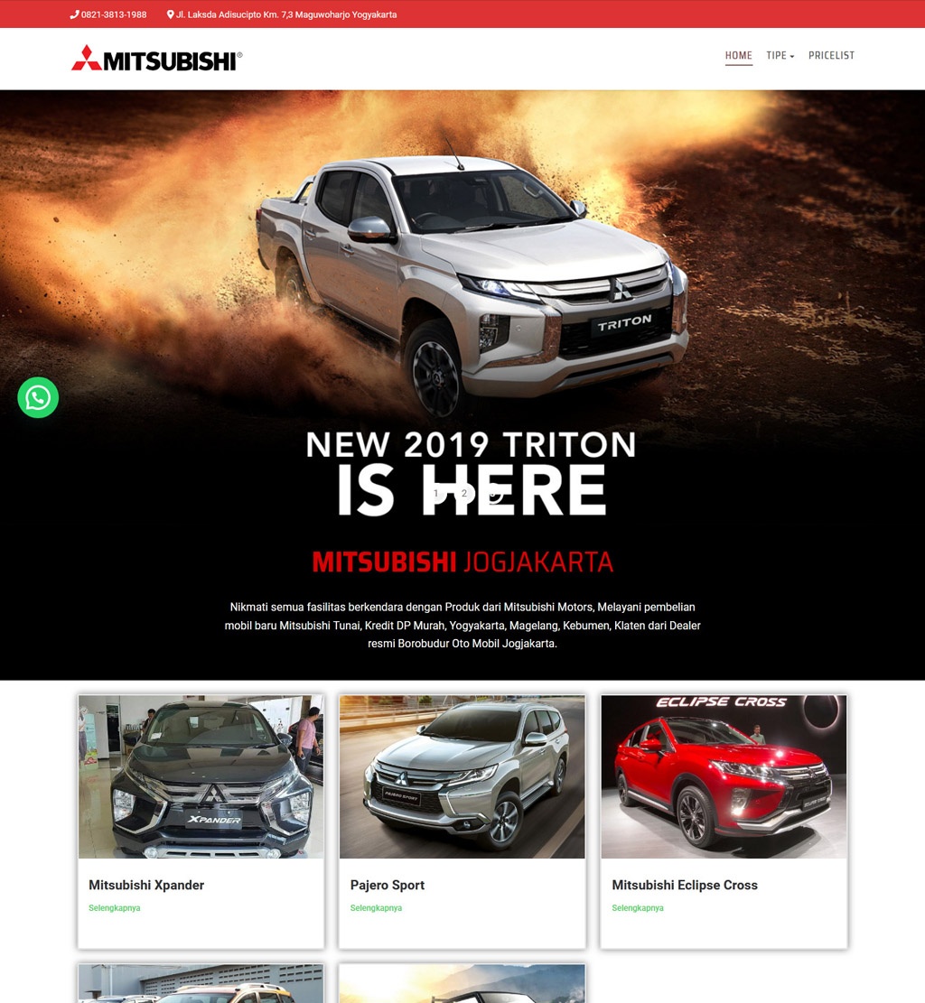 Jasa Pembuatan Website Marketing Mobil